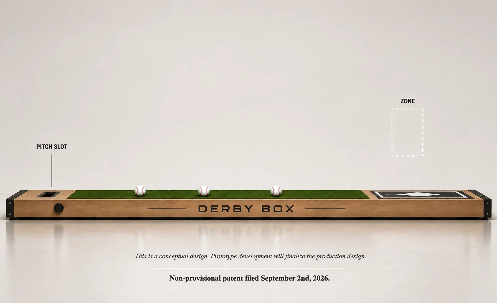 Derby Box conceptual product rendering